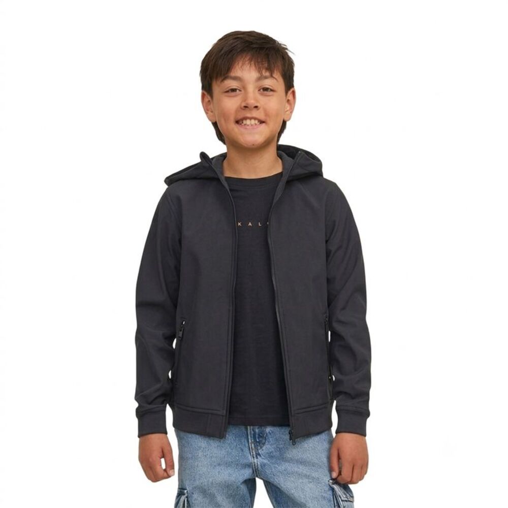 Jack And Jones Boys  Soft Shell Jacket / Black